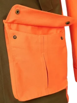 Chevalier Koiranohjaajan Vaatteet^Noux -metsästystakki, vihreä-oranssi