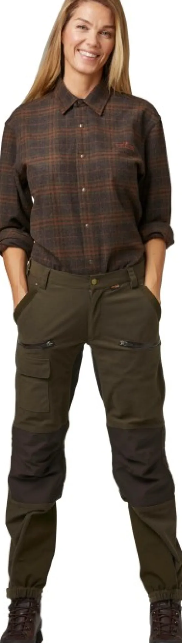 Chevalier Metsästyshousut/Vedenpitävät Metsästyshousut^Pointer Pro 2.0 Vent -naisten metsästyshousut, vihreä