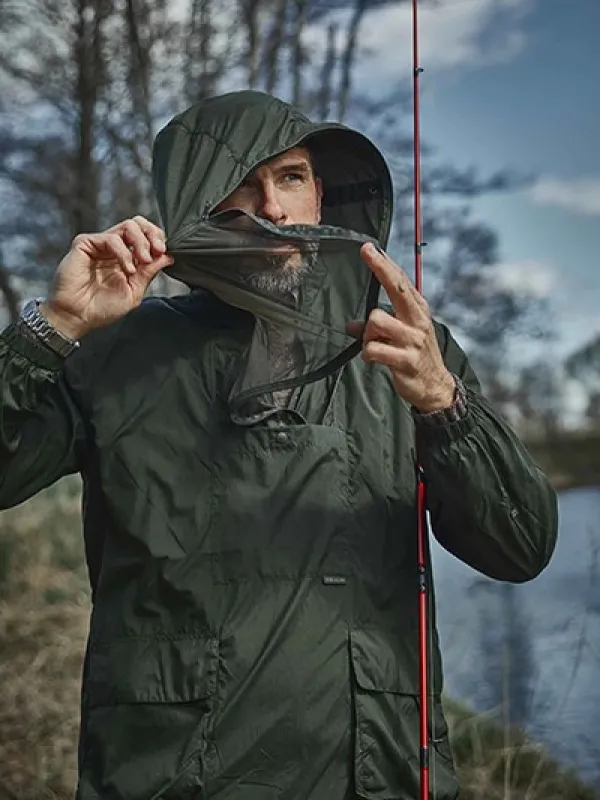Chevalier Hyönteissuojatut Vaatteet^Sting Mosquito anorakki, tummanvihreä