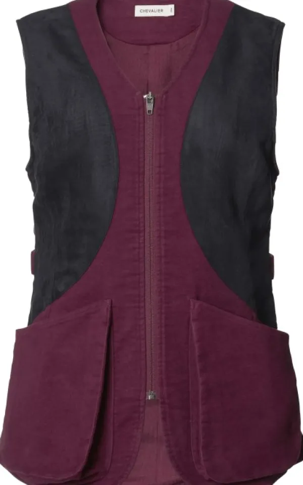 Chevalier Liivit^Target Shooting Vest naisten ammuntaliivi, Wine Red