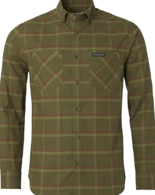Chevalier Willow Flannel Shirt Men flanellipaita, Rowan Green Checked| Metsästyspaidat