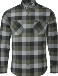 Chevalier Willow Flannel Shirt Men flanellipaita, Green Checked| Metsästyspaidat