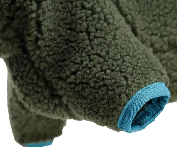Cloud7 Fleecetakit^Dog Sweater Cornwall Teddy koiranpaita mäyräkoirille, 2-3, Olive