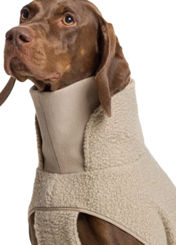 Cloud7 Fleecetakit^Dog Sweater Gotland koiran teddytakki, 4-7, beige