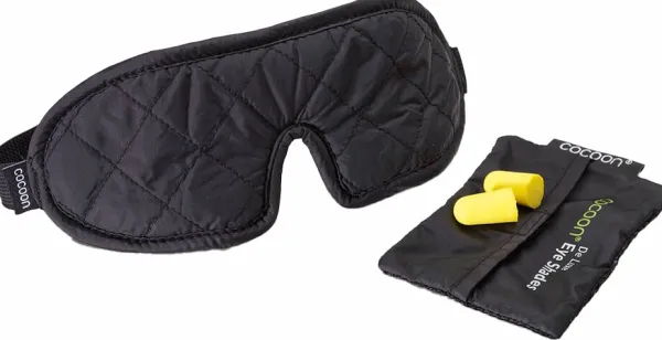 Cocoon Matkatarvikkeet^Eye Shades De Luxe unimaski, musta/harmaa