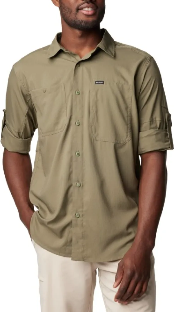 Columbia Flanelli- Ja Kauluspaidat^M's Silver Ridge™ Utility Lite Long Sleeve Stone Green