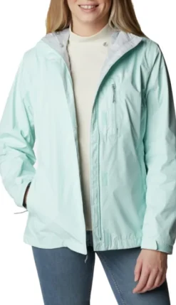 Columbia Pouring Adventure II Jacket naisten ulkoilutakki, vaaleansininen| Kuori- Ja Sadetakit