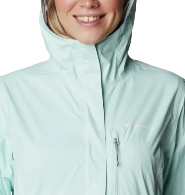 Columbia Pouring Adventure II Jacket naisten ulkoilutakki, vaaleansininen| Kuori- Ja Sadetakit