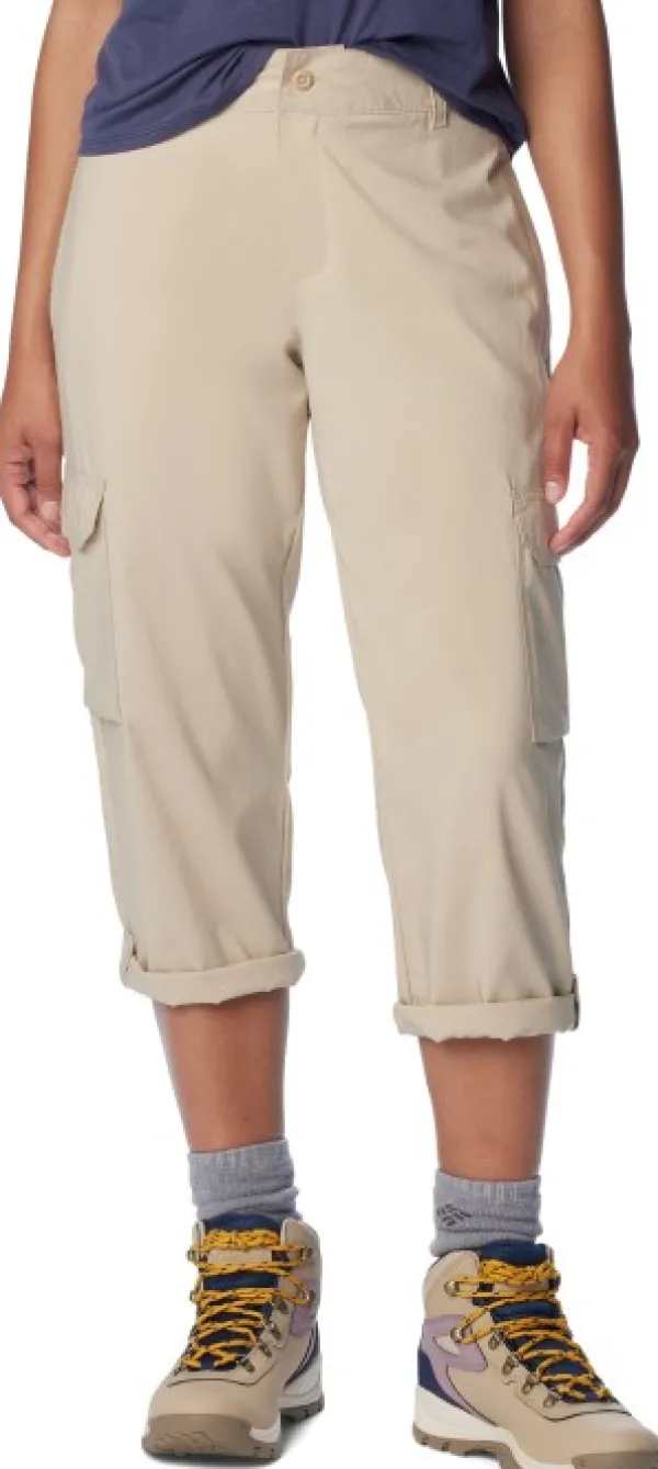 Columbia Metsästyshousut/Polvihousut Metsästykseen^Silver Ridge Utility™ Capri naisten caprit, Ancient Fossil
