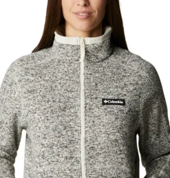 Columbia Hupparit, Fleecet Ja Välipaidat^Sweater Weather Full Zip naisten fleecetakki, Chalk Heather