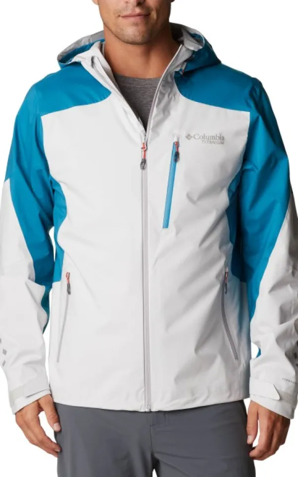 Columbia Titan Pass 2.5L Shell kuoritakki, Nimbus Grey| Kuori- Ja Sadetakit