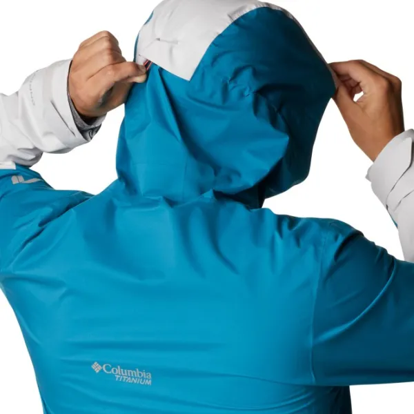 Columbia Titan Pass 2.5L Shell kuoritakki, Nimbus Grey| Kuori- Ja Sadetakit