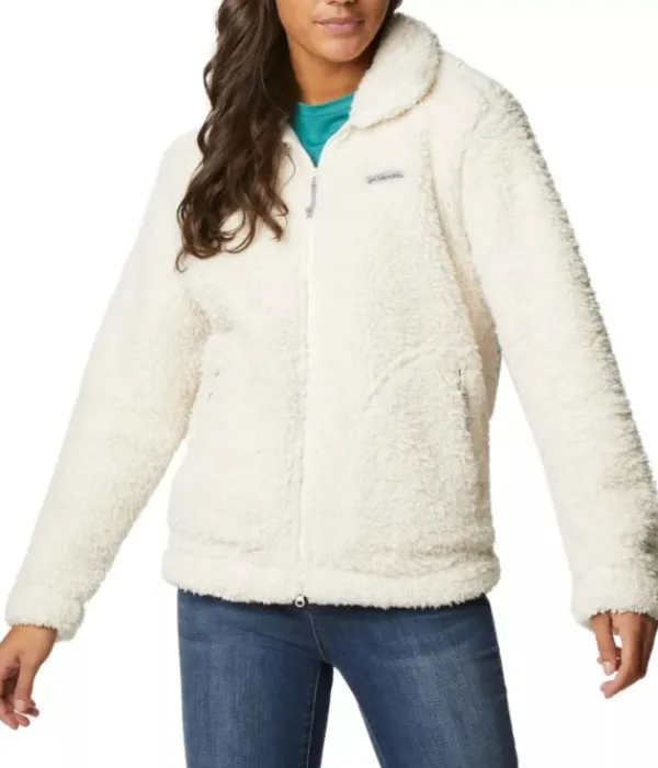 Columbia Hupparit, Fleecet Ja Välipaidat^Winter Pass Sherpa FZ naisten fleecetakki, valkoinen