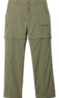 Columbia Youth Girls Silver Ridge IV Convertible nuorten katkolahjehousut, vihreänharmaa| Lasten Housut