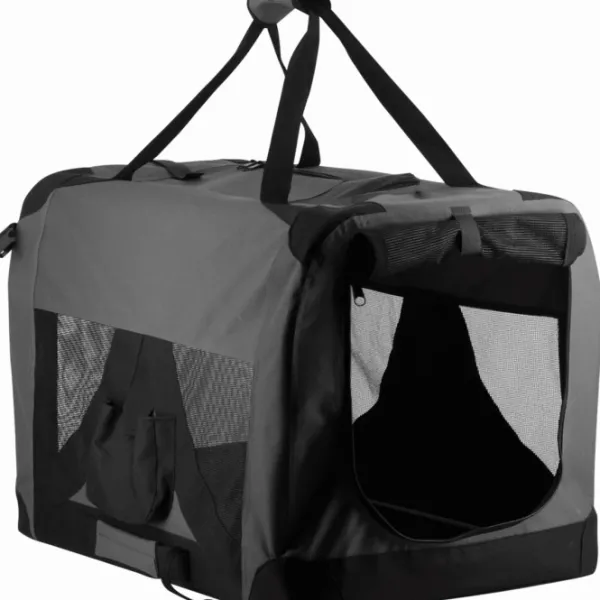 Companion Pet Soft Crate kuljetuskoppa, harmaa/musta, S| Kuljetushäkit Ja Matkustustarvikkeet