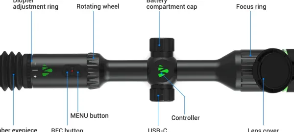 Conotech Night Arrow 350 LIIR kiikaritähtäin lämpökameralla| Etäisyysmittarit
