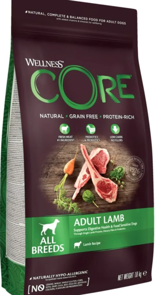CORE Adult Lamb koiranruoka aikuisille koirille, lammas, 10 kg| Koiran Kuivaruoka