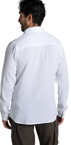 Craghoppers Flanelli- Ja Kauluspaidat^M's Moro Long Sleeved Shirt White