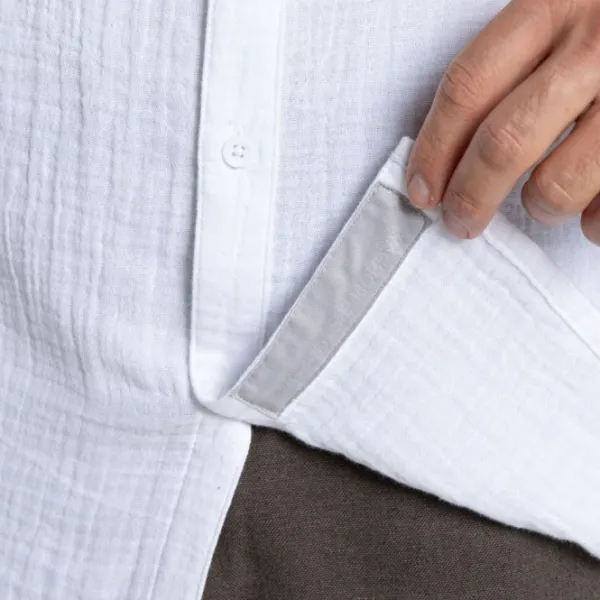 Craghoppers Flanelli- Ja Kauluspaidat^M's Moro Long Sleeved Shirt White