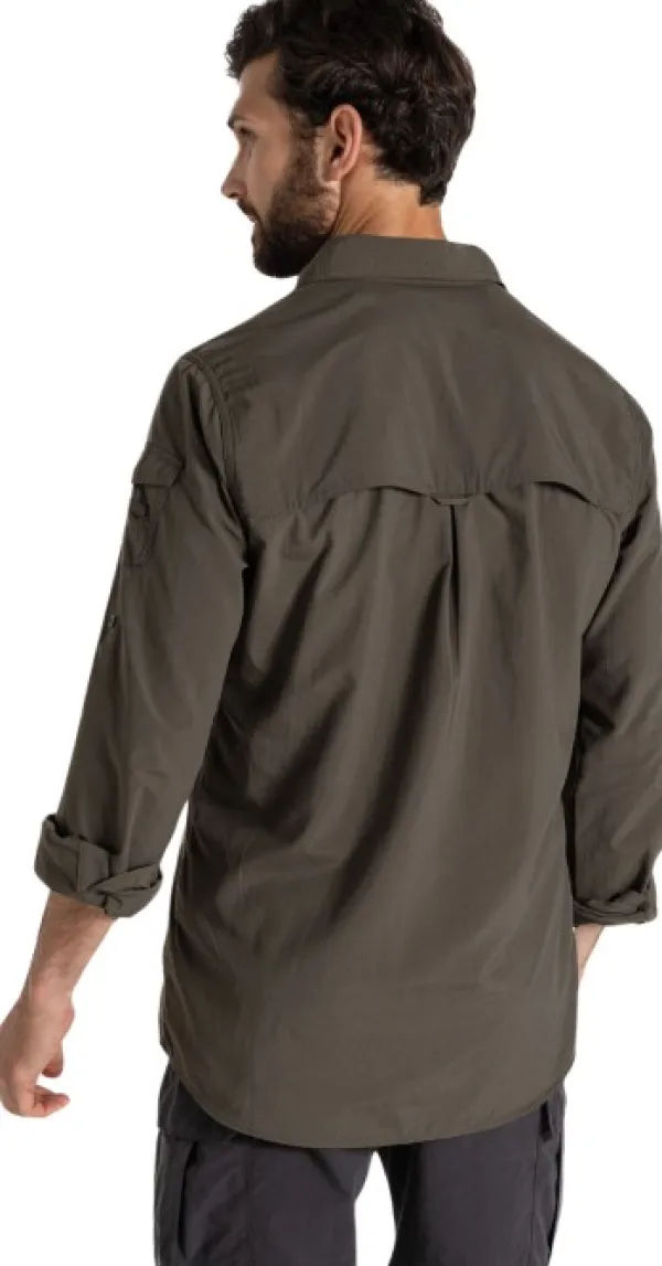 Craghoppers Hyönteissuojatut Vaatteet^NosiLife Adventure LS Shirt III paita, Woodland Green