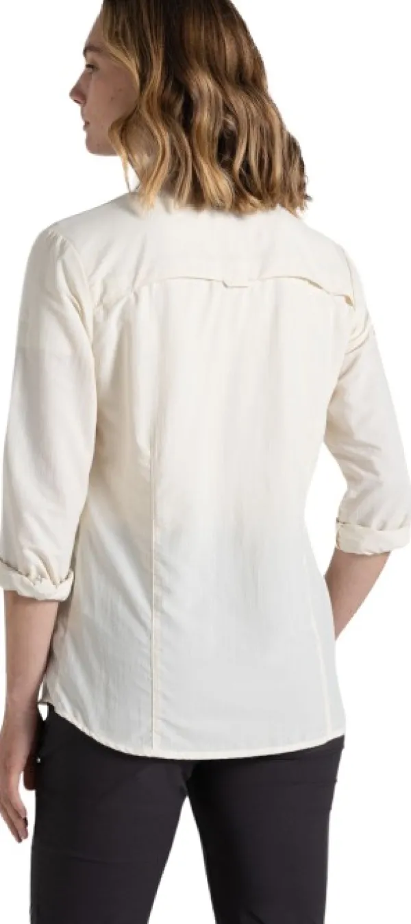 Craghoppers Hyönteissuojatut Vaatteet^NosiLife Adventure LS Shirt III naisten paita, Seasalt