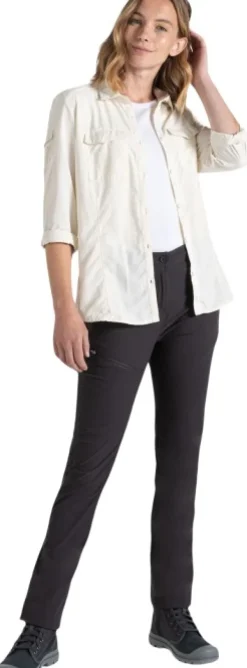 Craghoppers Hyönteissuojatut Vaatteet^NosiLife Adventure LS Shirt III naisten paita, Seasalt