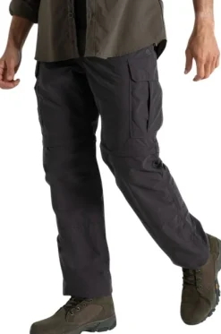 Craghoppers Shortsit^NosiLife Convertible Cargo katkolahjehousut, musta