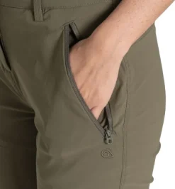 Craghoppers NosiLife Pro Convertible Trouser III naisten katkolahjehousut, Wild Olive| Shortsit