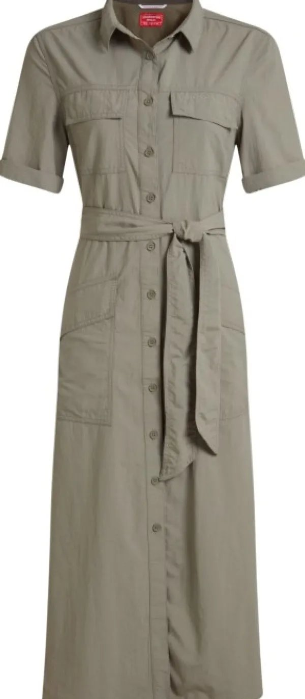 Craghoppers W's NosiLife Carina Adventure Dress Vert| Hyönteissuojatut Vaatteet