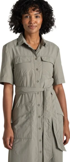 Craghoppers W's NosiLife Carina Adventure Dress Vert| Hyönteissuojatut Vaatteet