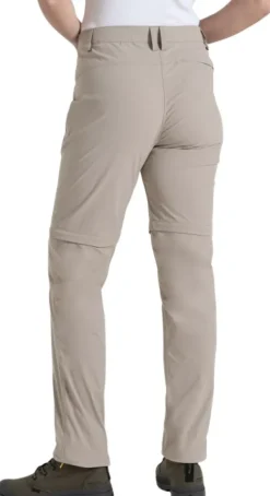 Craghoppers W's NosiLife Pro Convertible Trouser III Soft Mushroom| Hyönteissuojatut Vaatteet