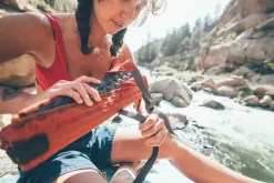 Crazy Creek Retkituolit, -pöydät Ja Istuinalustat^Hex 2.0 Original Chair tuoli, punainen/harmaa