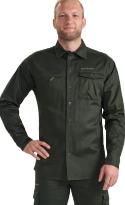 Deerhunter Atlas Shirt pitkähihainen paita, tummanvihreäTimber| Metsästyspaidat