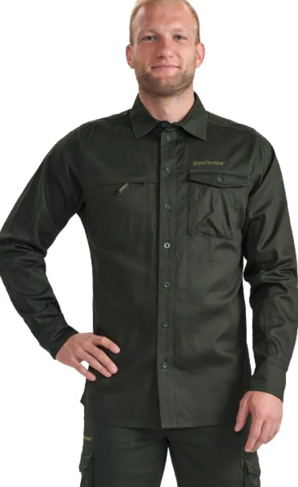 Deerhunter Atlas Shirt pitkähihainen paita, tummanvihreäTimber| Metsästyspaidat