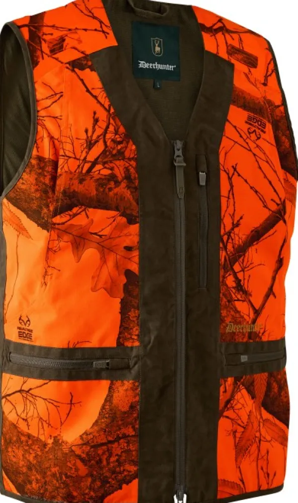 Deerhunter Koiranohjaajan Vaatteet^Eagle Waistcoat metsästysliivi, REALTREE EDGE® ORANGE