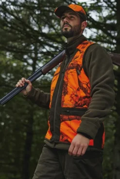 Deerhunter Koiranohjaajan Vaatteet^Eagle Waistcoat metsästysliivi, REALTREE EDGE® ORANGE