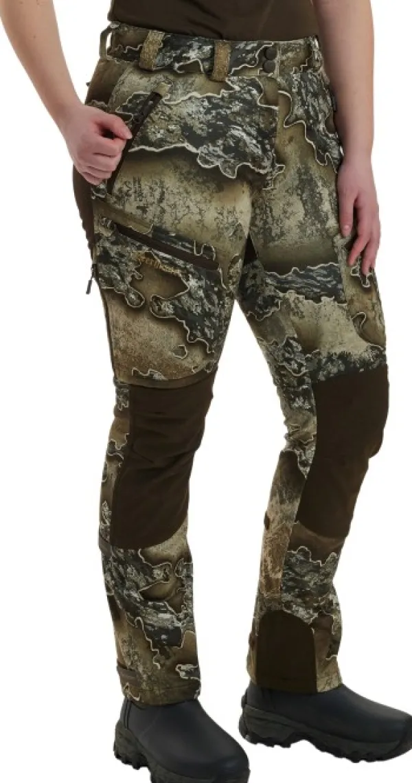 Deerhunter Camovaatteet^Excape Softshell Trousers naisten metsästyshousut, REALTREE EXCAPE