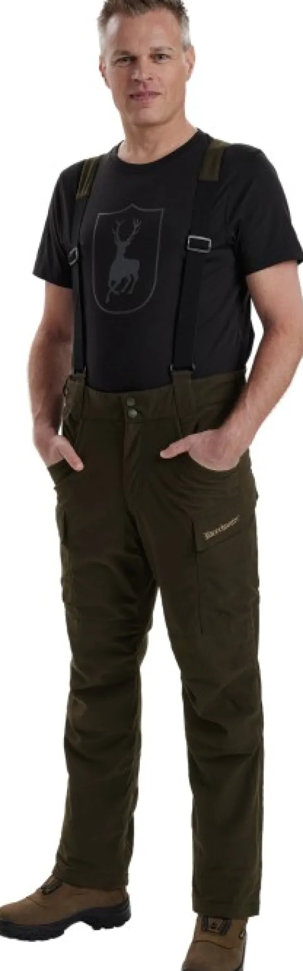 Deerhunter Toppahousut^Heat Game Trousers lämpöhousut, ruskea