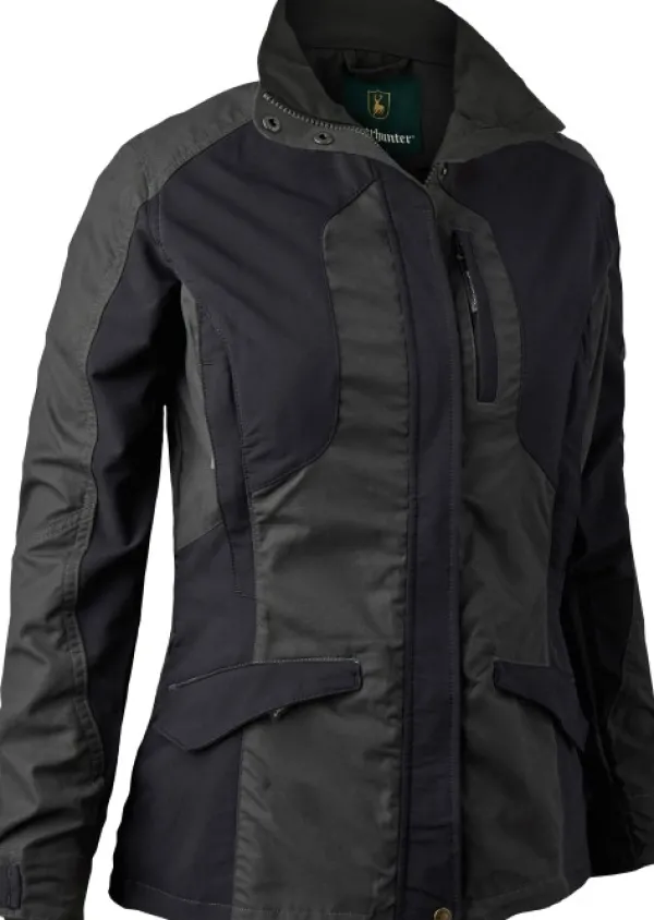 Deerhunter Koiranohjaajan Vaatteet^Lady Ann Jacket naisten ulkoilutakki, musta