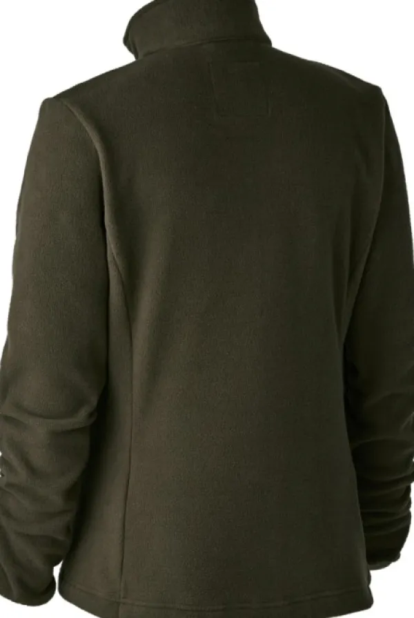 Deerhunter Lady Chasse Fleece Jacket naisten fleecetakki, vihreäruskea| Naisten metsästysvaatteet/Naisten Metsästyspaidat