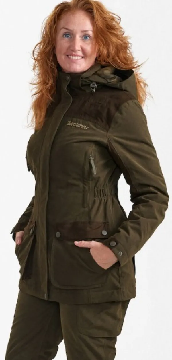Deerhunter Metsästystakit/Vedenpitävät Metsästystakit^Lady Eagle Jacket naisten metsästystakki, Tarmac Green