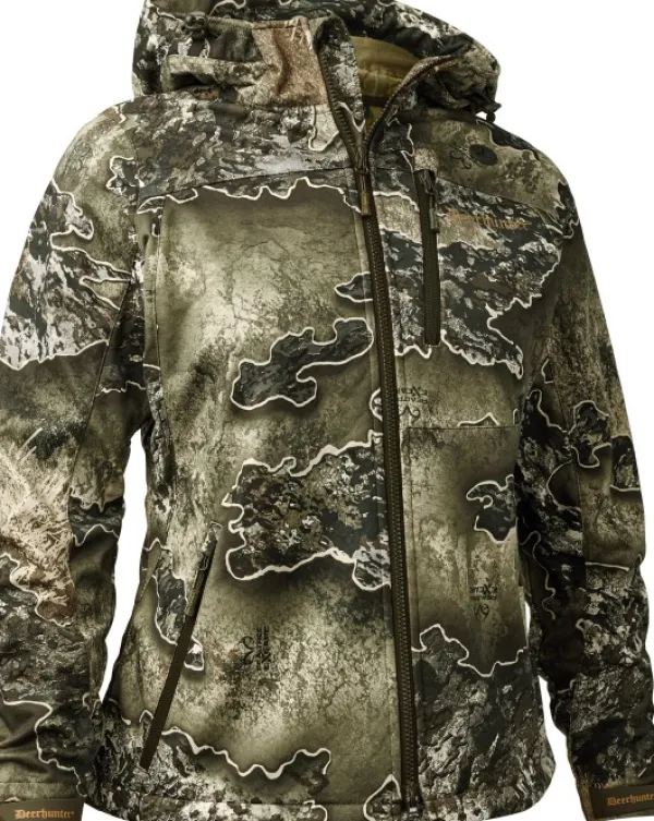 Deerhunter Lady Excape Softshell Jacket naisten metsästystakki, Realtree EXCAPE| Camovaatteet