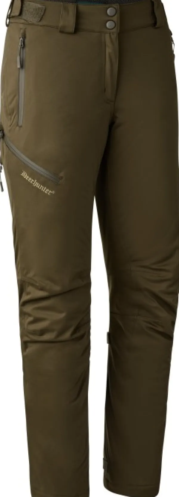 Deerhunter Toppahousut^Lady Excape Winter Trousers naisten topatut metsästyshousut, vihreä
