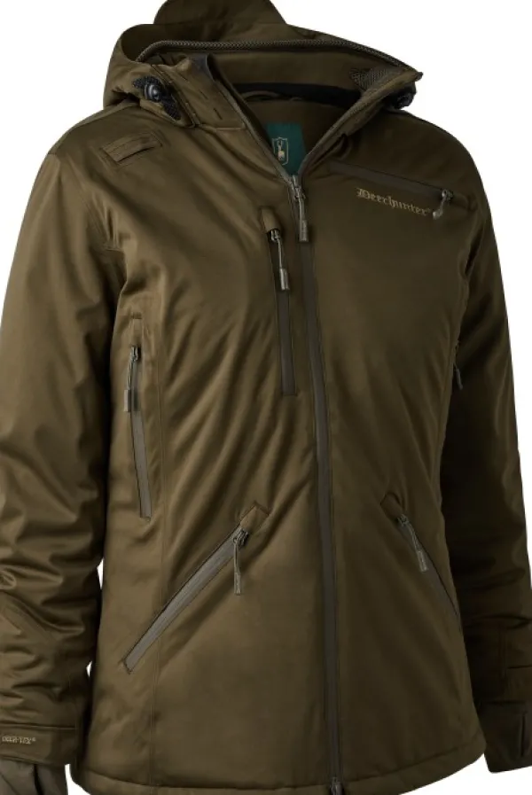 Deerhunter Metsästystakit/Untuvatakit Metsälle^Lady Excape Winter Jacket naisten talvimetsästystakki, vihreä