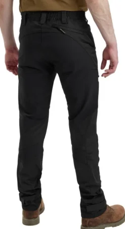 Deerhunter Rogaland Stretch Trousers joustavat ulkoiluhousut, musta| Retkeilyhousut