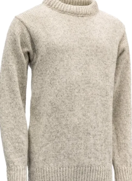 Devold Pitkähihaiset Paidat^Nansen Sweater Crew Neck Unisex Grey Melange