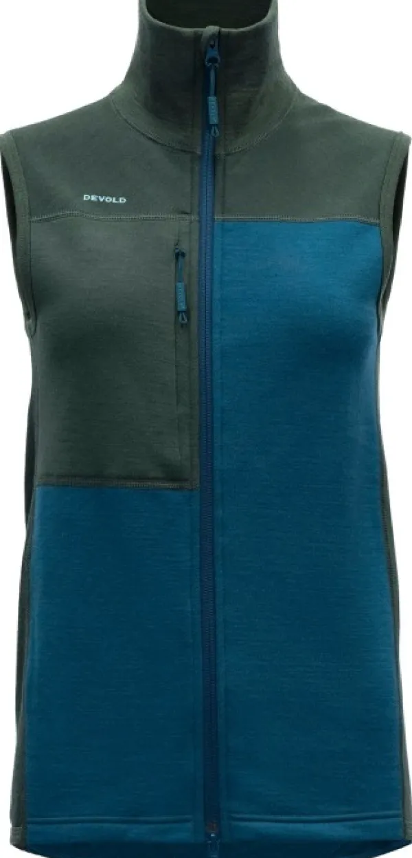 Devold Nibba Hiking Woman Vest naisten merinovillainen liivi, Woods| Makuupussit/Syys- Ja Talvimakuupussit