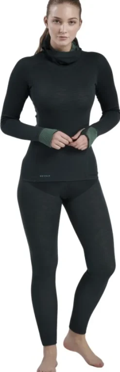 Devold Kerrastohousut^Tuvegga Merino Hoodie + Longs naisten kerrasto, Woods