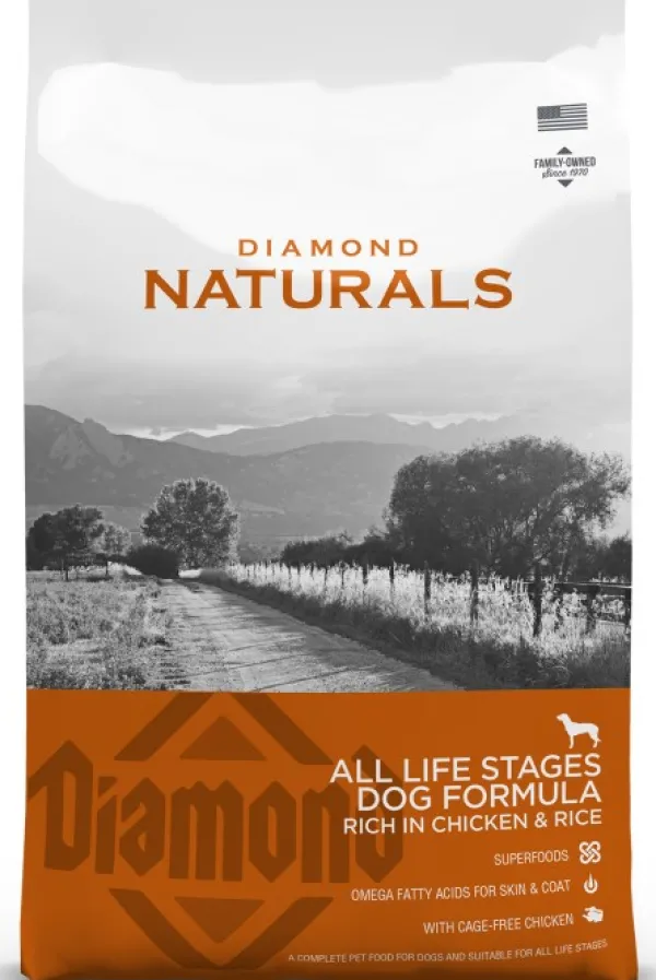 Diamond Naturals All Life Stage Chicken Rice koiran kuivaruoka, 15 kg| Koiran Kuivaruoka