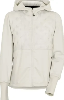 Didriksons Valda FZ naisten hupparitakki, hopea/valkoinen| Hupparit, Fleecet Ja Välipaidat